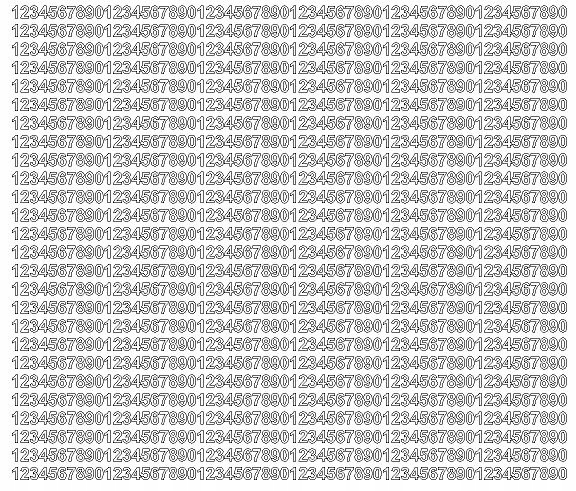 Cyfry samoprzylepne 5mm naklejki biały