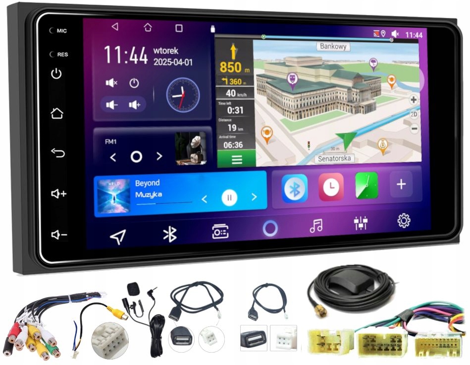 Autorádio Android Toyota Rav 4 Corolla Yaris 6GB 128GB Carplay Wifi