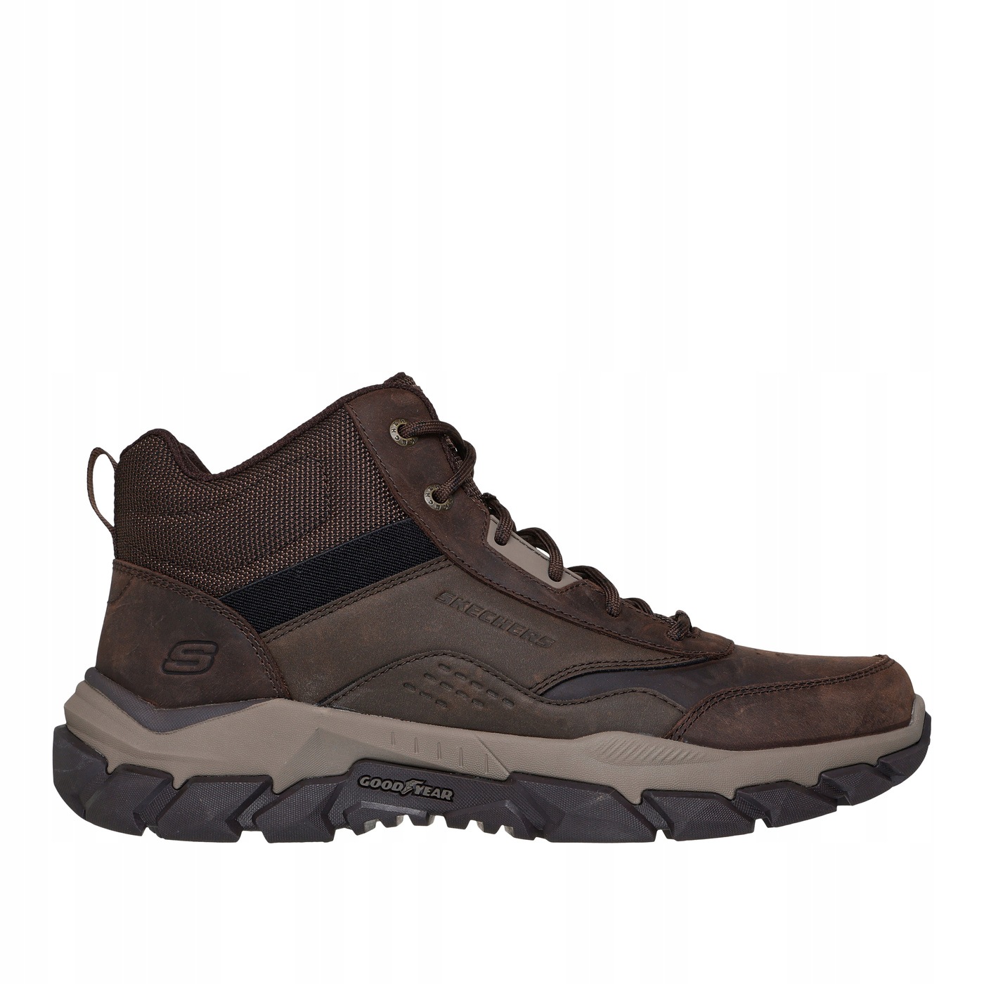 Pánské boty Skechers Santoro Hopkins 205587-COC Hnědé kožené 43
