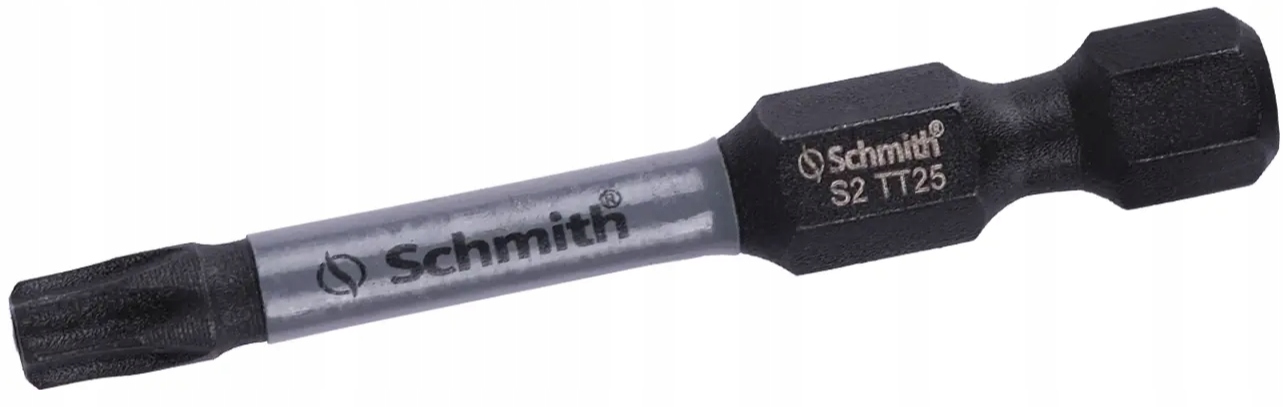 BIT UDAROWY TORX TT25 50mm KOŃCÓWKA MAGNETYCZNA BITY ZESTAW 2szt SCHMITH