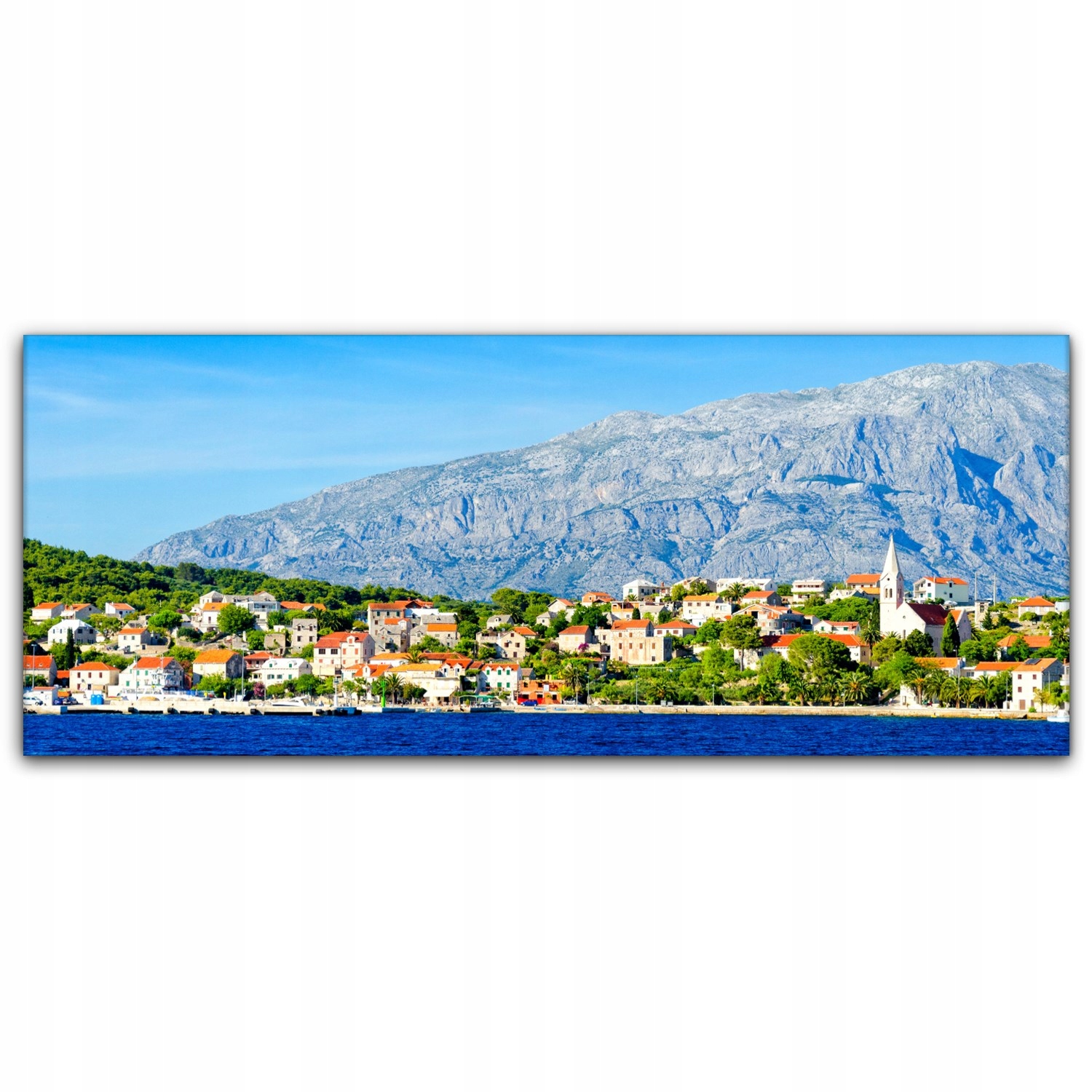 

Canvas na ramie na ścianę 125x50 Chorwacja Wyspa