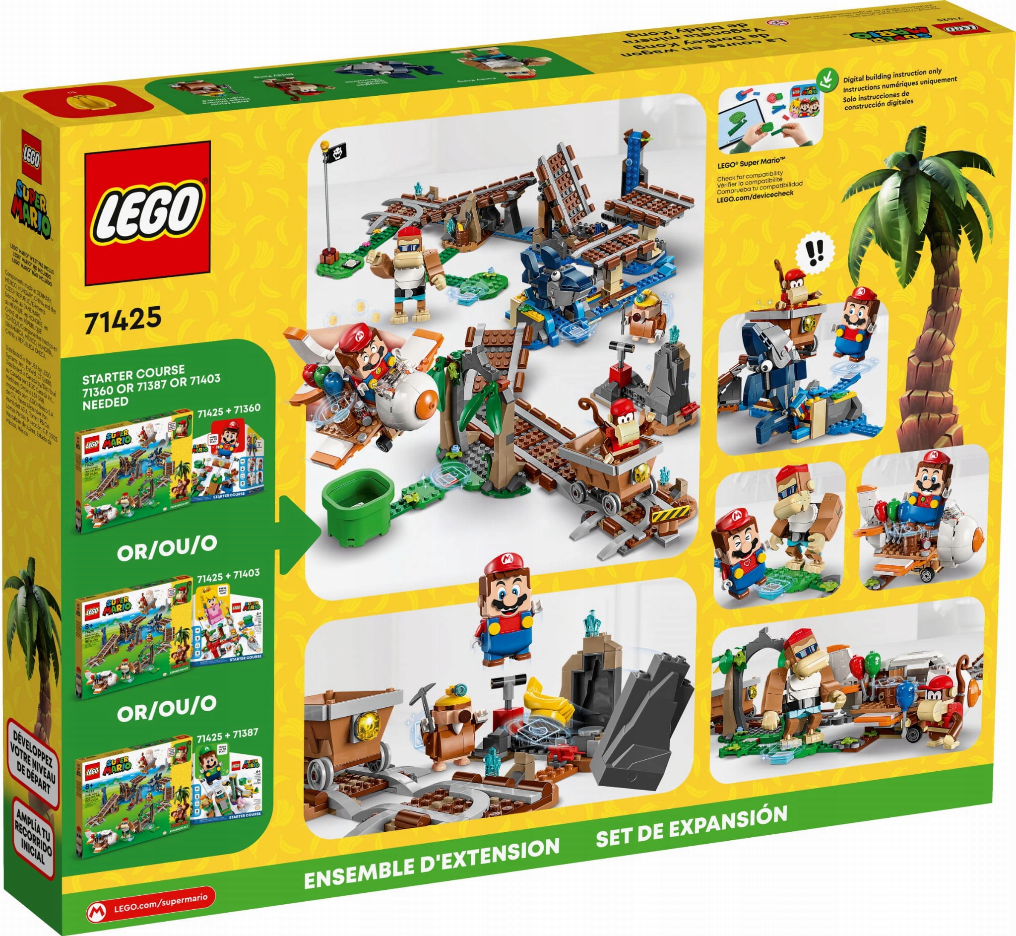 LEGO 71425 Super Mario Przejażdżka wagonikiem Wiek dziecka 8 lat +