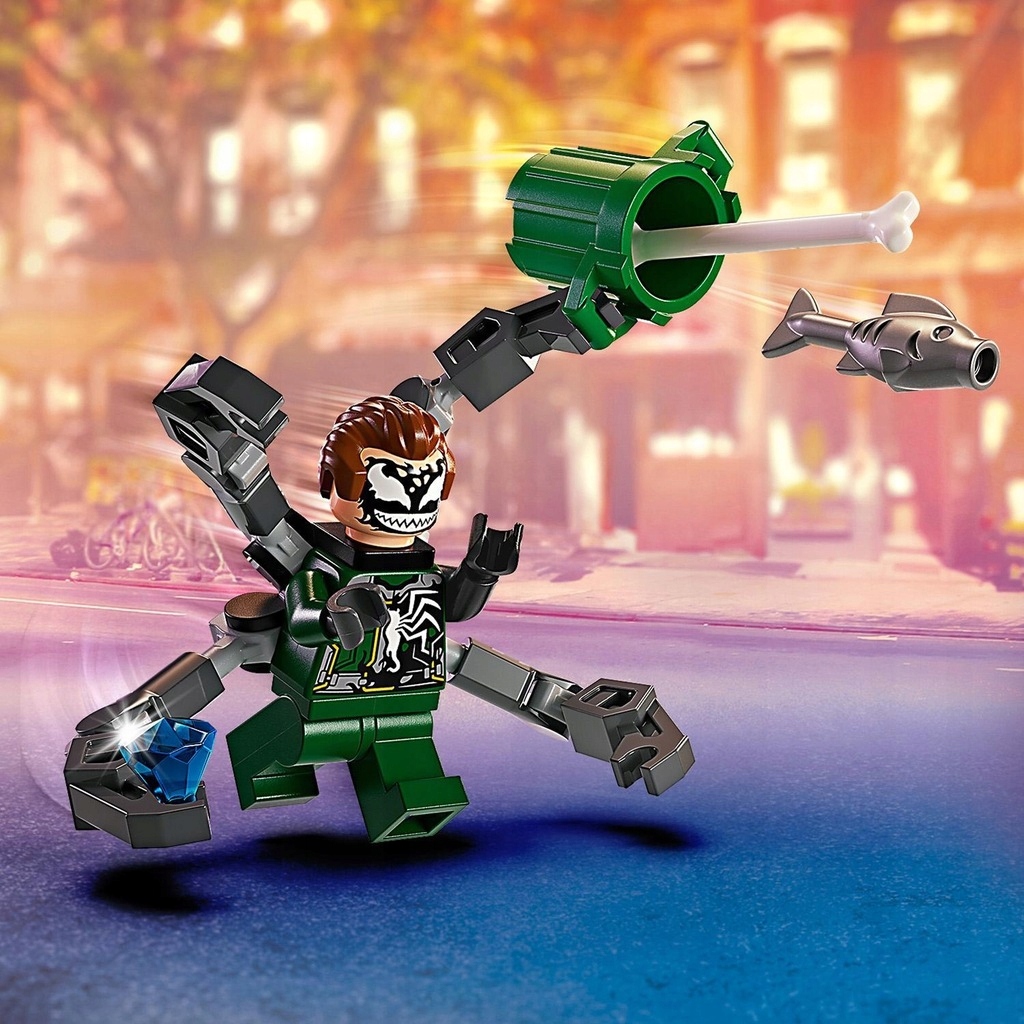 LEGO SUPER HEROES 76275 POŚCIG NA MOTOCYKLU: SPIDER-MAN vs. DOC OCK Liczba elementów 77 szt.