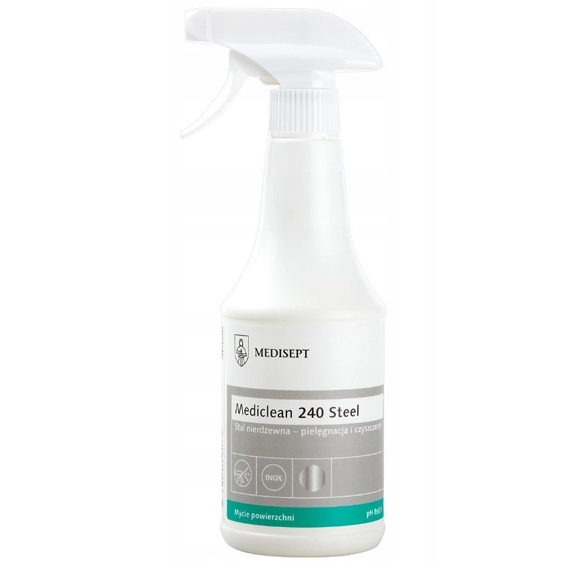 

Mediclean 240 Steel, do stali nierdzewnej, 500ml