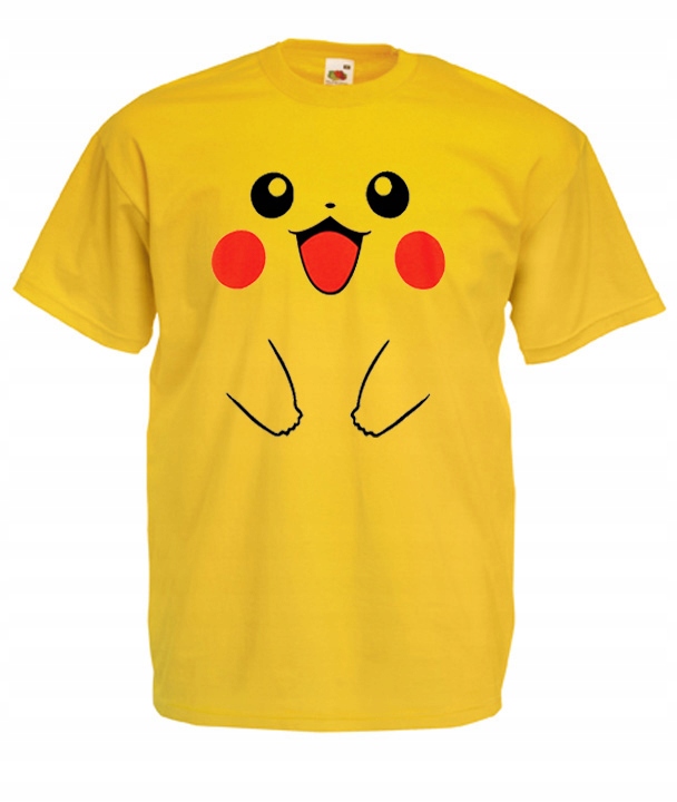 

XXL Koszulka Męska Pokemon Go Pikachu Pokeball