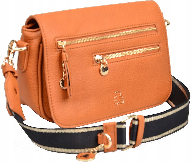 LuluCastagnette Torebka damska Listonoszka Crossbody pasek kieszonki misio