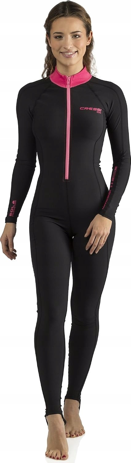 Cressi 1mm Muta Skin Monopezzo pro ženy černá/růžová Xs