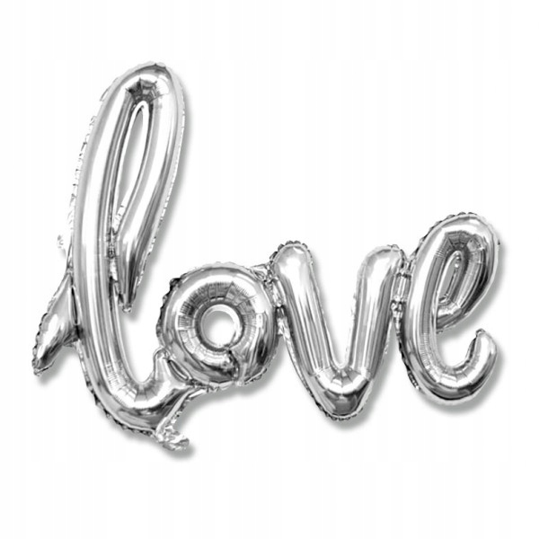 

Balon Foliowy Walentynki Love Srebrny 54cm
