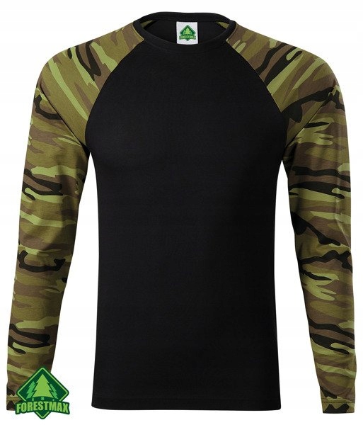 Wojskowa koszulka kamuflaż zielony MON WOT bawełna Marka inna