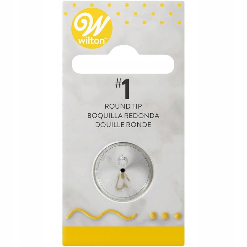 

Tylka cukiernicza Wilton okrągła, nr 1