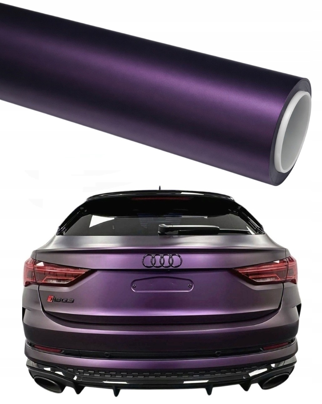 Fólie Fialová Diamantová Perla 2m x 152cm Automobilová Pet Fialová Okleina Matná