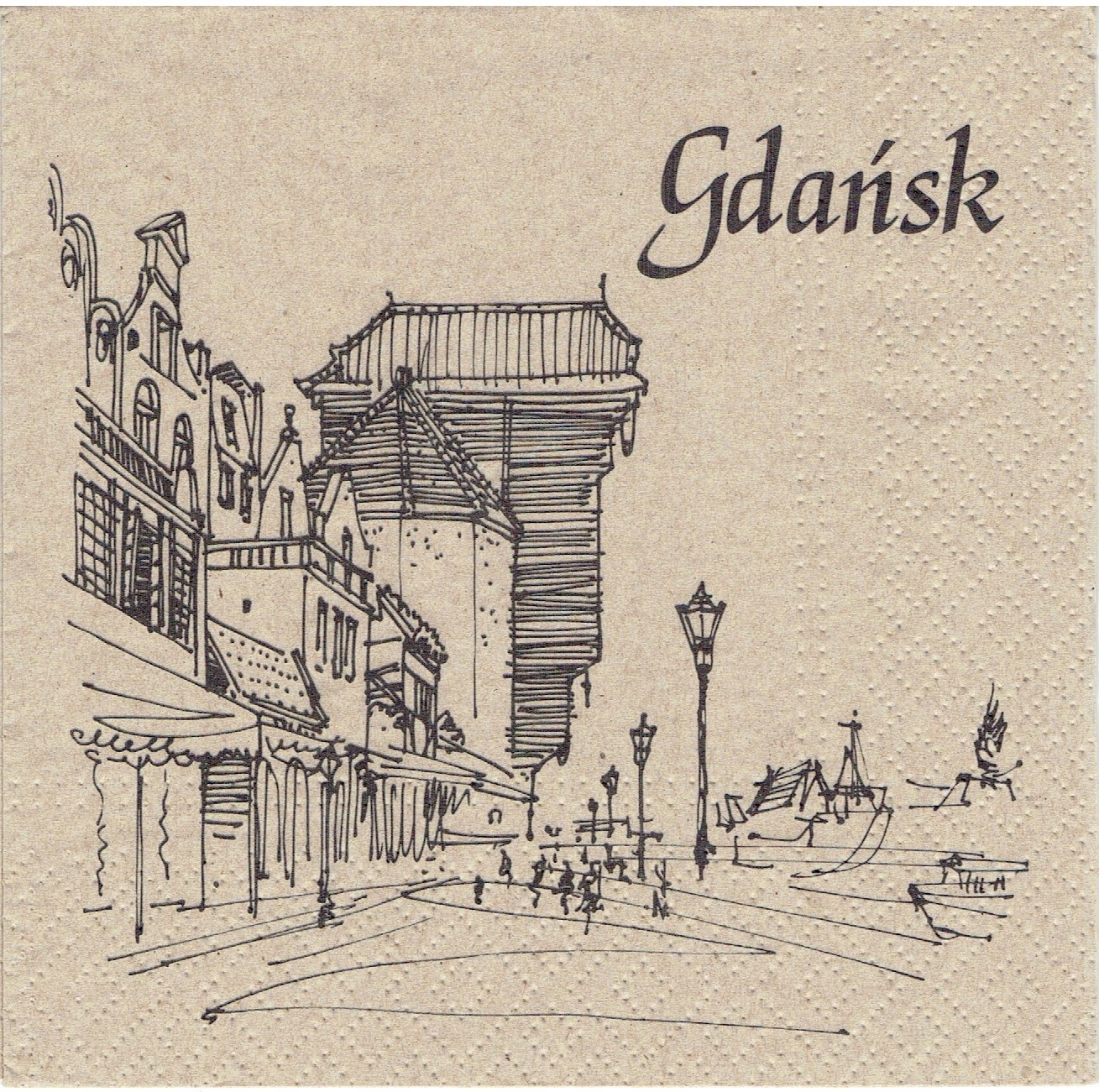 Serwetka decoupage 482 serwetki Gdańsk miasto