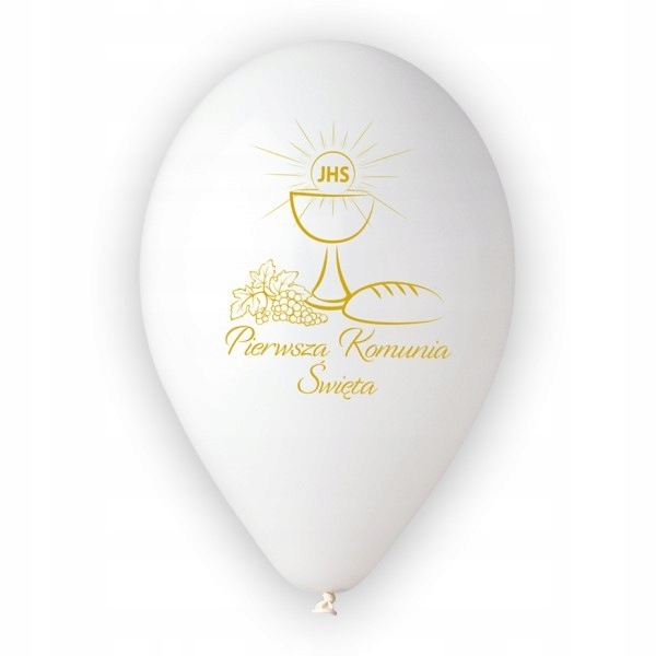 

Balony lateksowe na Pierwszą Komunię Ihs 6szt