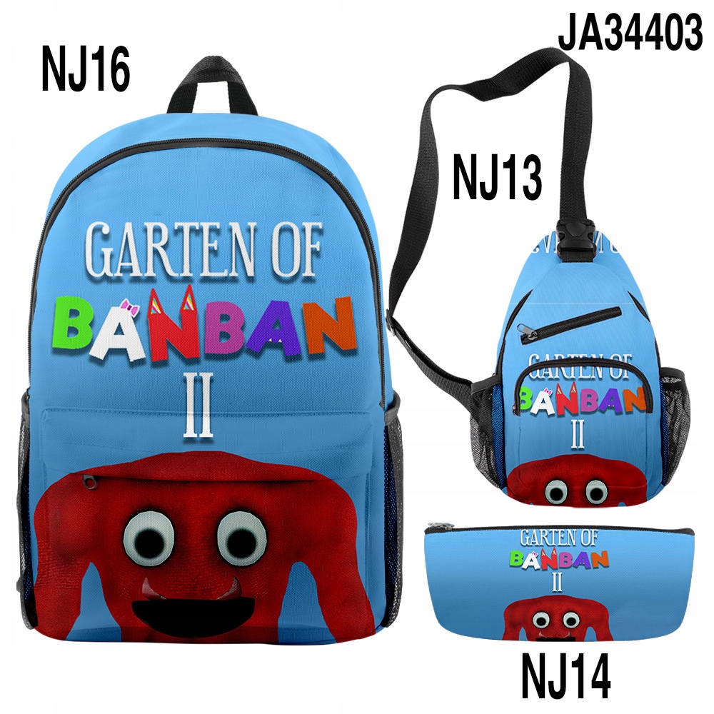 ZESTAW PLECAK Trzyczęściowy Garten Banban Banban 13667860859 Allegro.pl