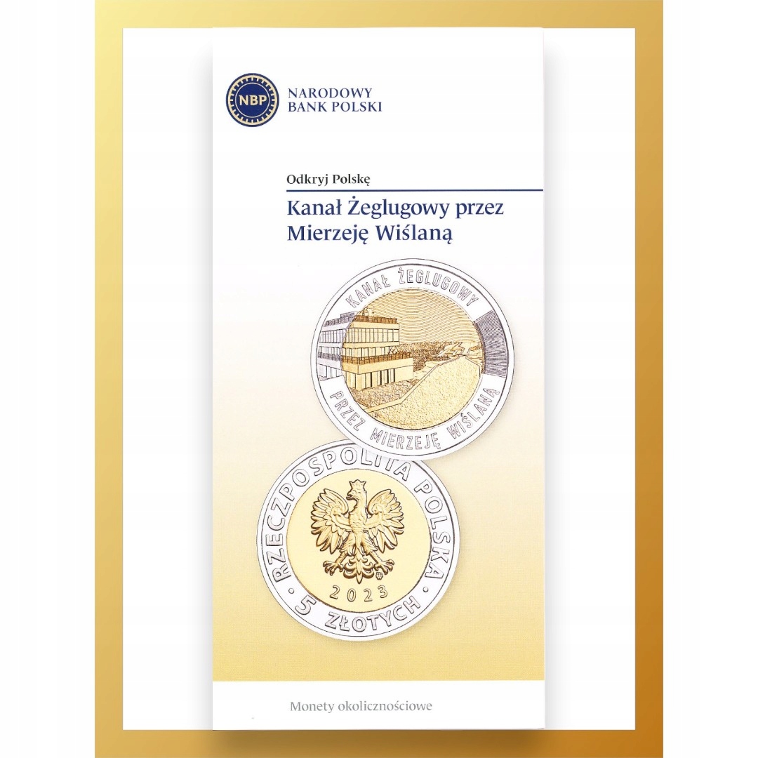 Folder - Kanał Żeglugowy przez Mierzeję Wiślaną - Język PL - 2023