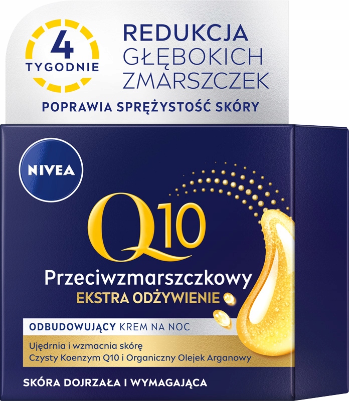 

Krem przeciwzmarszczkowy Nivea Q10 cera dojrzała