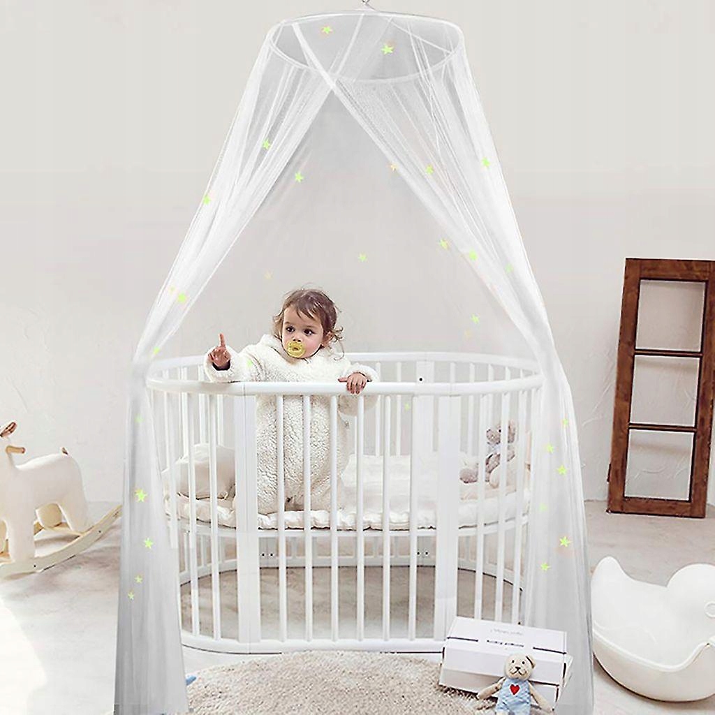 MOSKITIERA NAD ŁÓŻKO BALDACHIM OSŁONA SIATKA Z ŚWIECĄCYMI GWIAZDAMI KOMARY Rodzaj baldachim