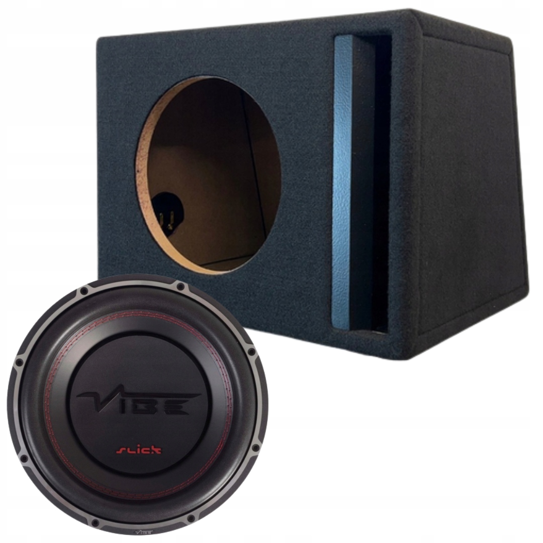 GŁOŚNIK BASOWY 25CM + OBUDOWA 35L BASSER B1035S SUBWOOFER 500W RMS 2x2Ohm