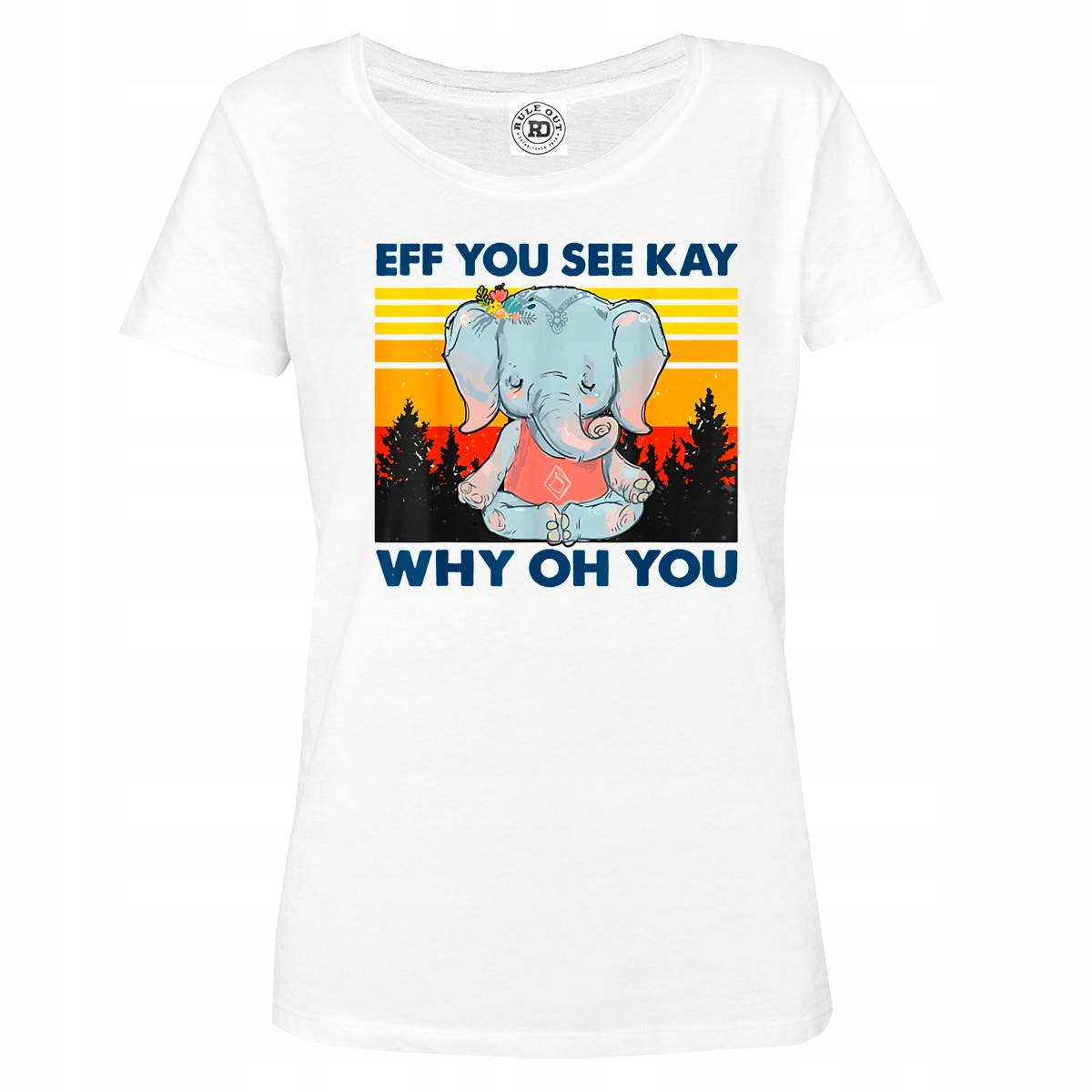 

Damska Koszulka Fitness Yoga Medytacja You See Kay
