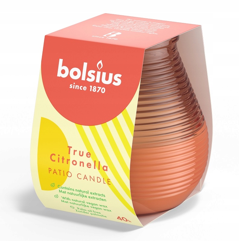 

Świeca Patiolight Citronella w Szkle 94/91 Koral
