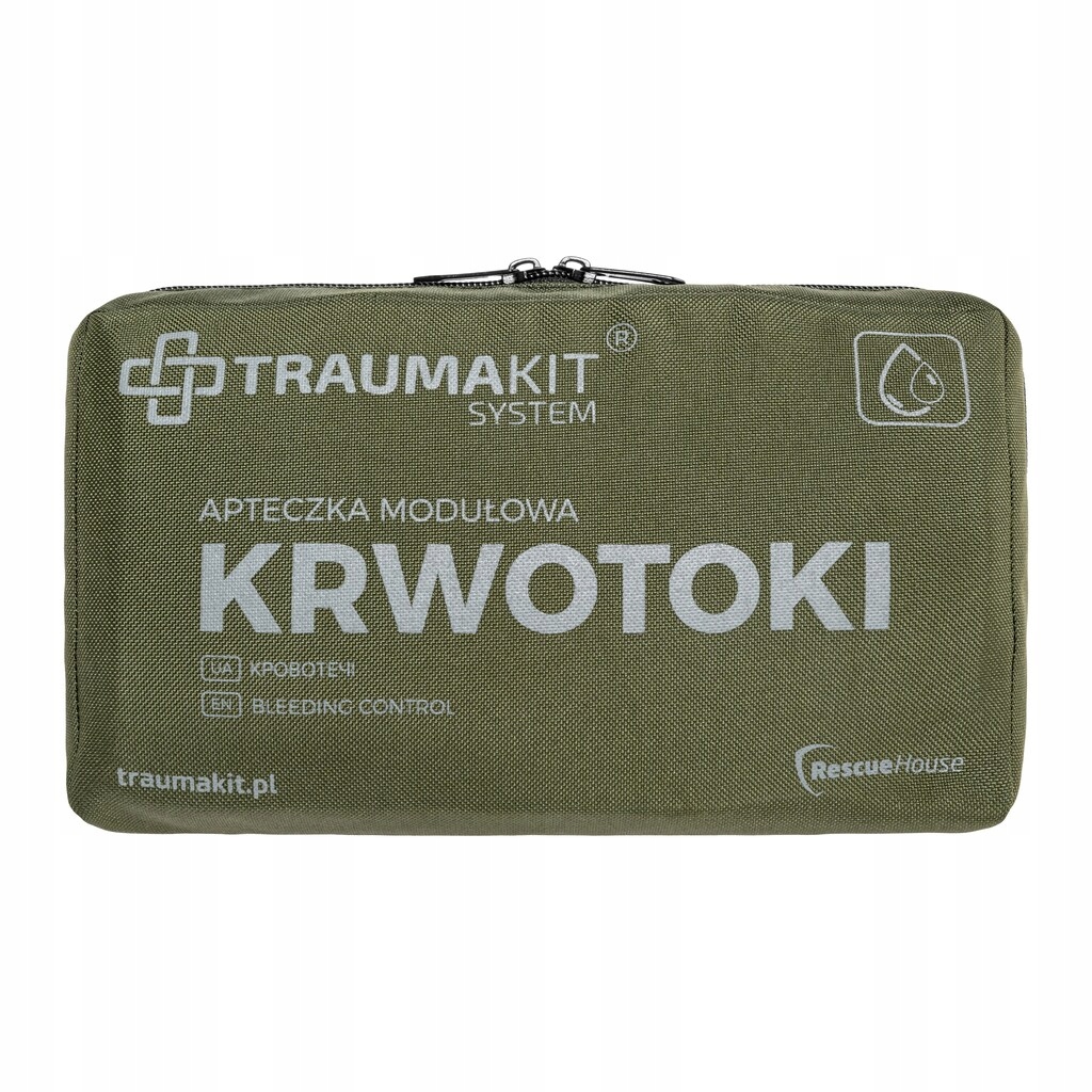 Modulární lékárnička první pomoci AedMax Trauma Kit K Zelená Krvácení