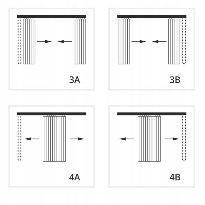 Żaluzja Pionowa przyciemniająca-Vertical 70x140cm Materiał inny
