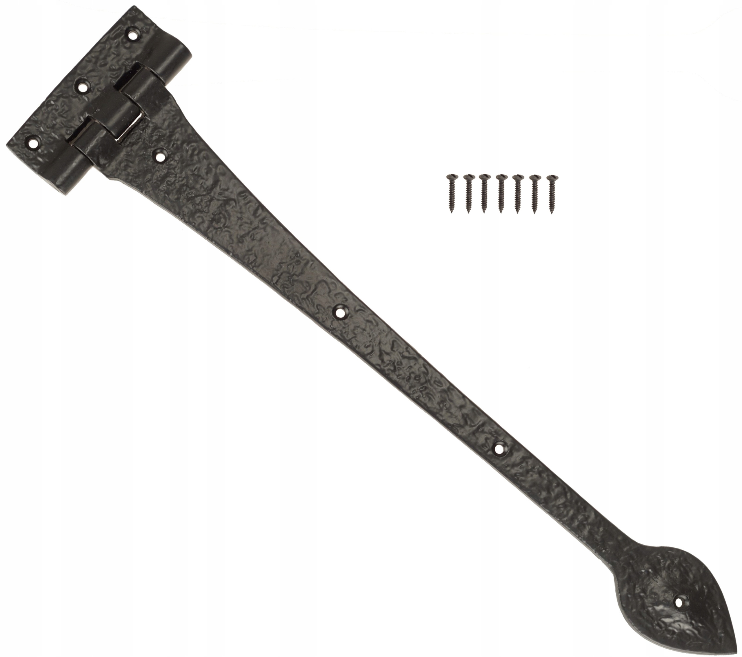 Altánový Závěs Černý, Kovaný, Ozdobný, 465 MM, Černý, Sada