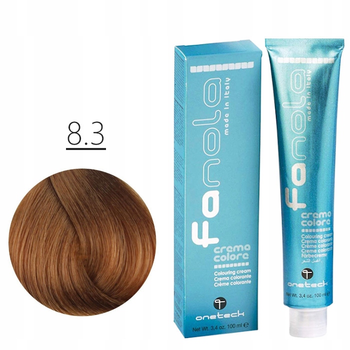 Fanola Crema Farba 100ml kolor 8.3