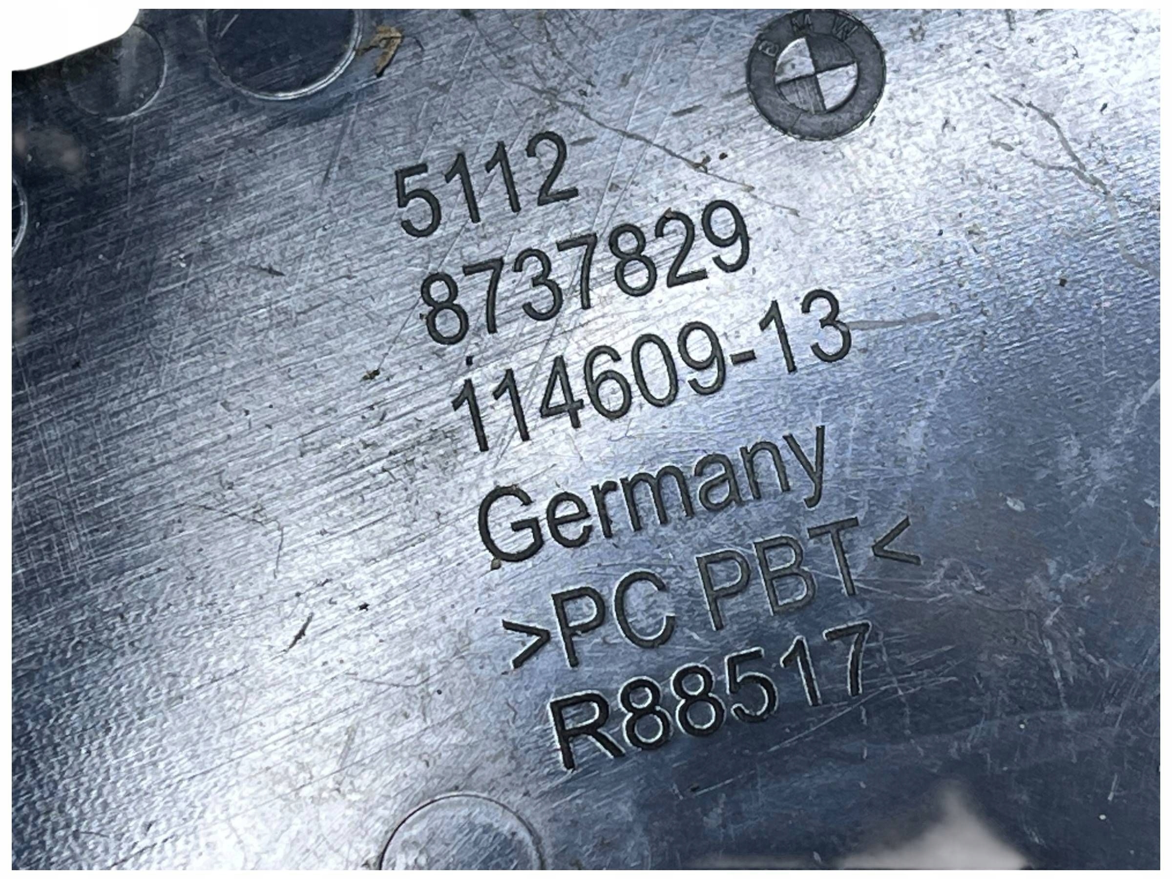 BMW 3 E46 Blende Abdeckung Abschleppöse der Stoßstange heck 51128737829 Original !J