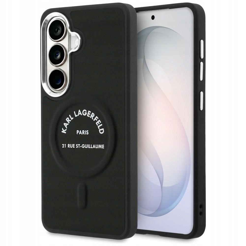 Pouzdro Karl Lagerfeld s logem Rsg a kroužkem MagSafe pro Samsung Galaxy S26+ c