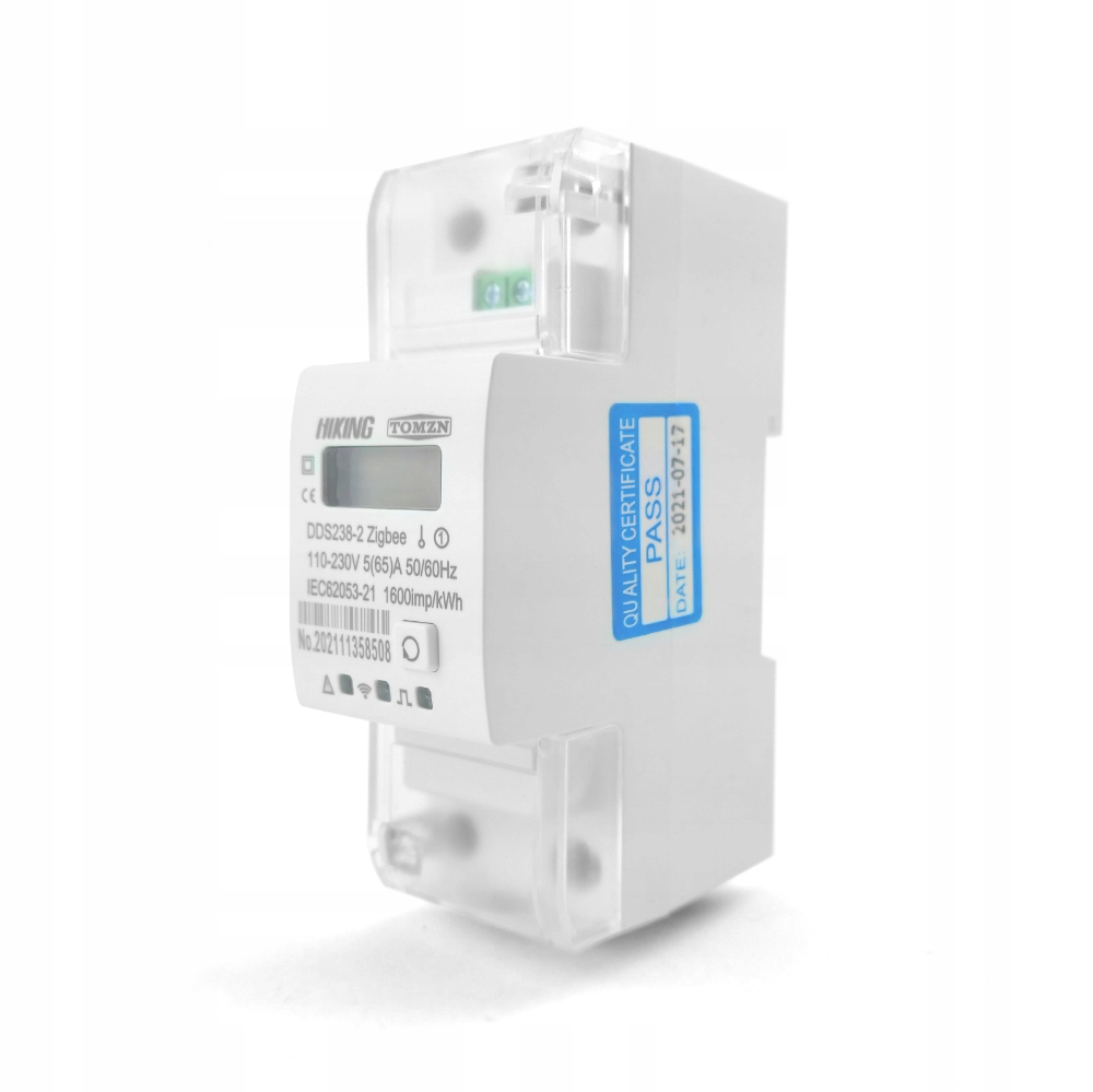 

1 Fazowy Licznik Pomiar Prądu 65A ZigBee Tuya LCD