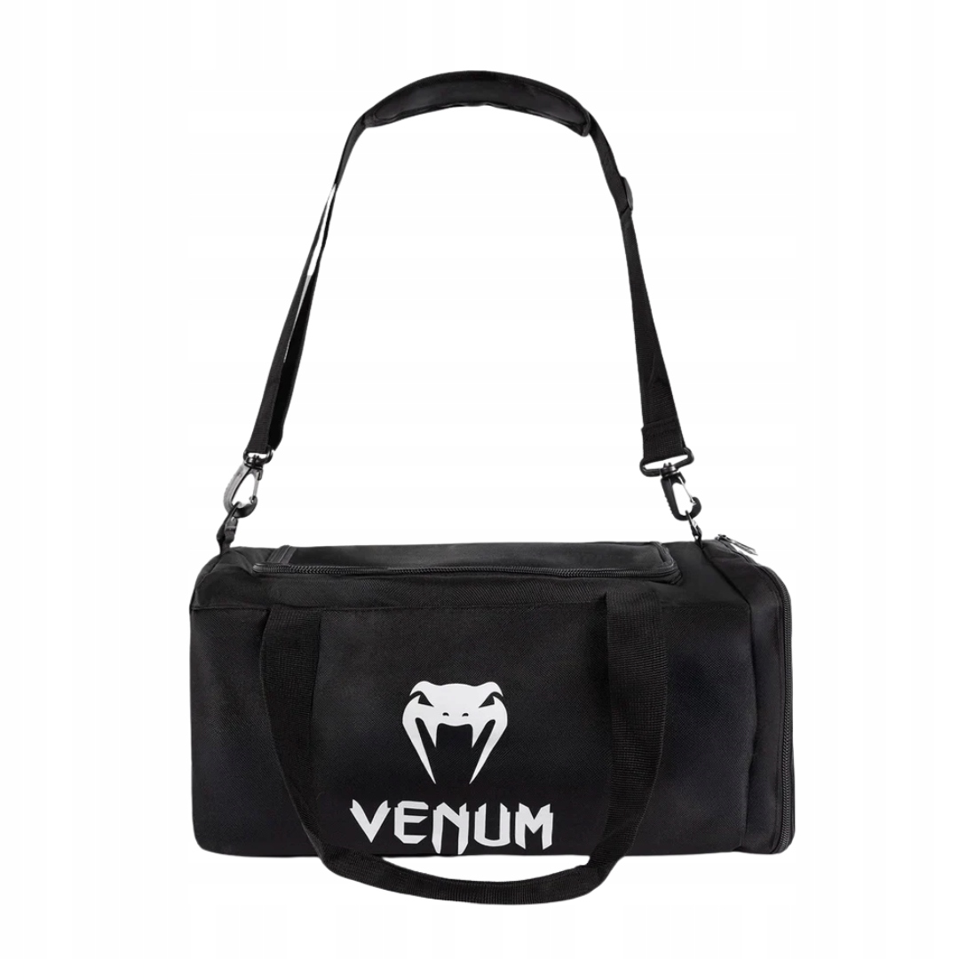 Torba sportowa Venum Essenital Sports Bag czarna 37L 55 cm x 27 cm x 25 cm