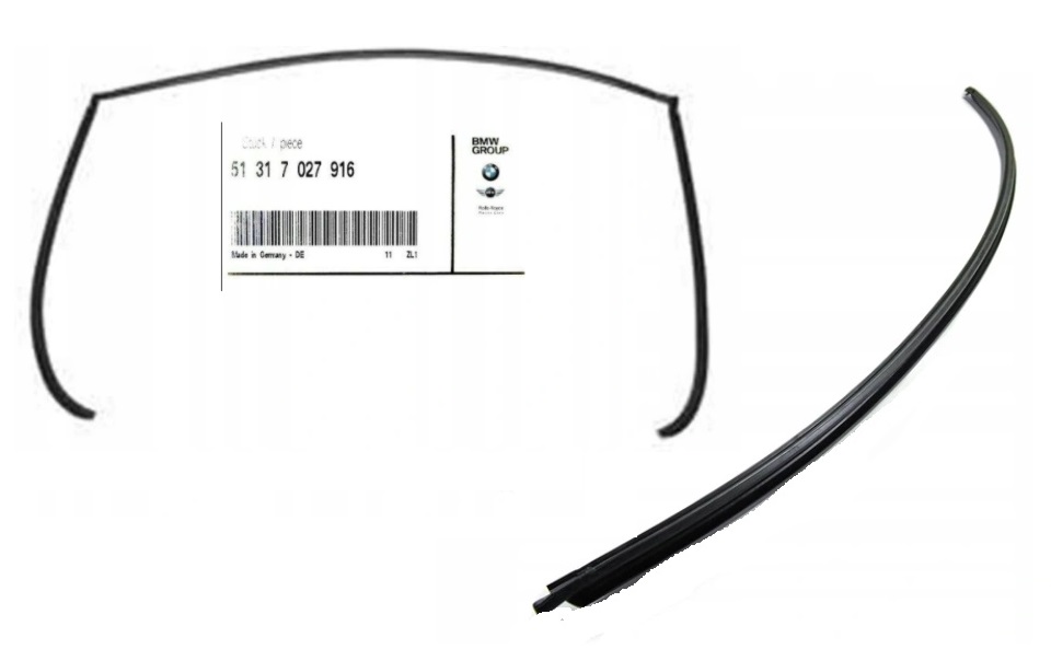 OE BMW 5 E60 GÓRA + DÓŁ USZCZELKA TYŁ SZYBY TYLNEJ