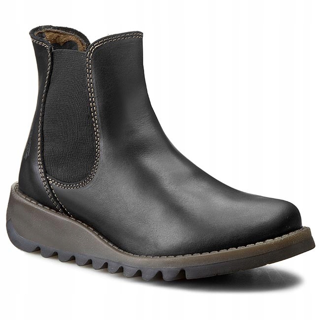 Fly London Damskie Botki Wsuwane Czarne 38 1SZC
