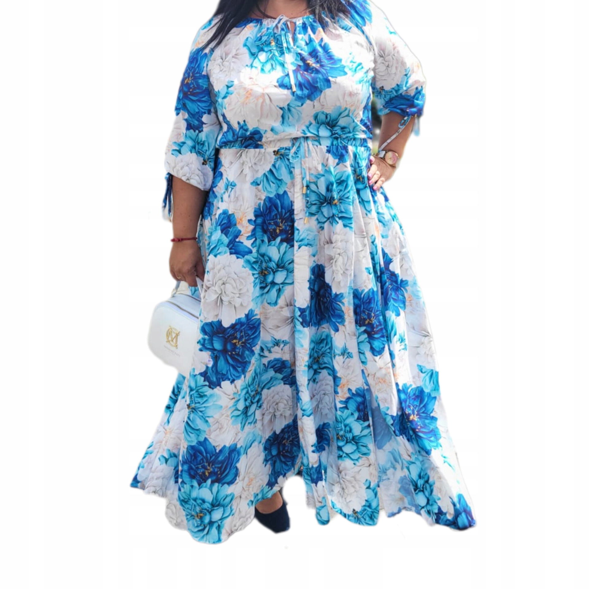 Sukienka hiszpanka Samantha maxi plus size 50-52