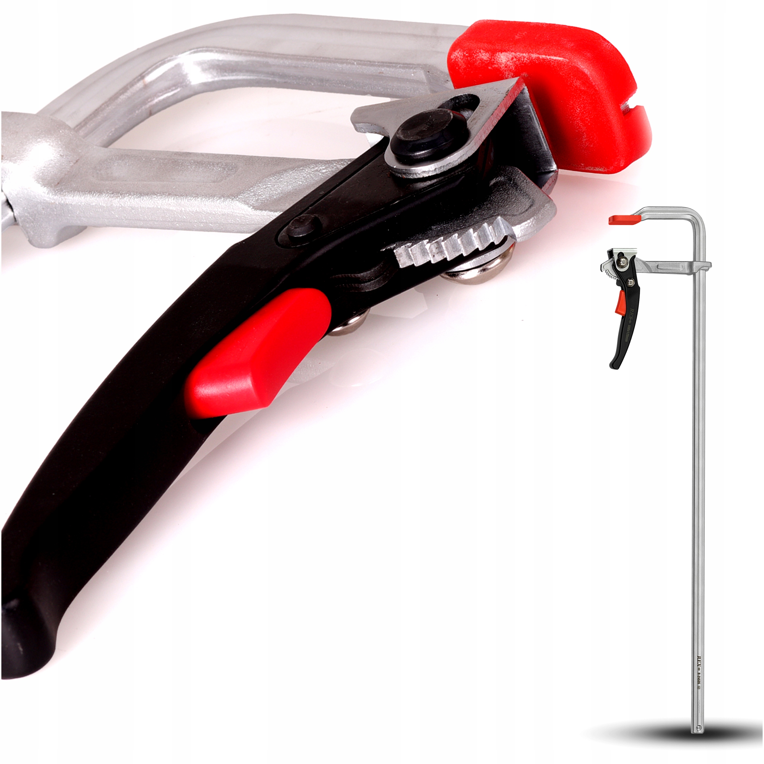 Ścisk Ślusarski Stolarski 800x120mm Spawalniczy Kuty Zapadka Automatyczny