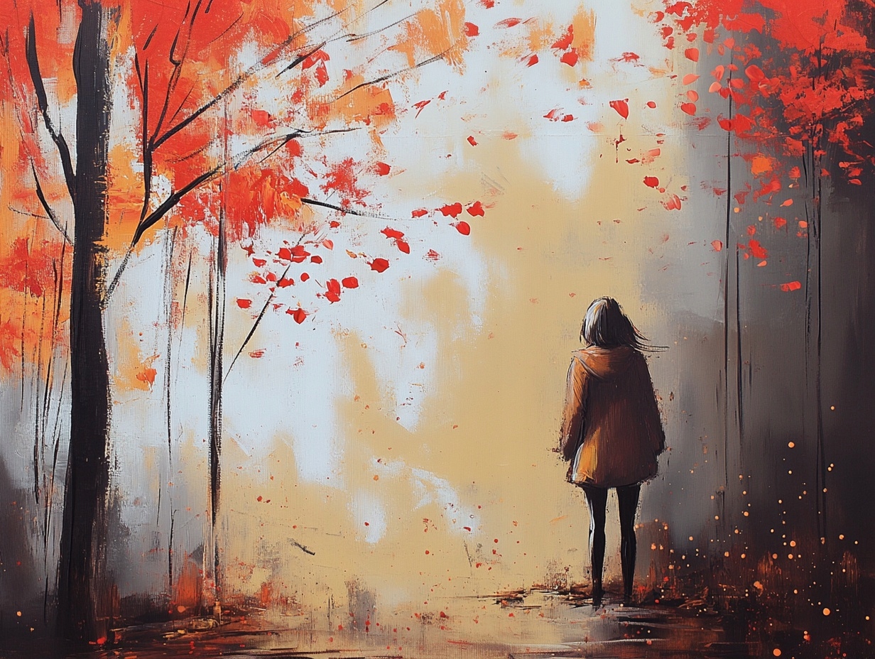 Obraz Na Plátně Canvas Žena Dívka Podzim Vítr Melancholie 80x60