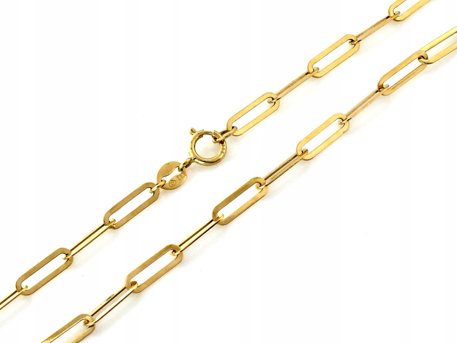 Zlatý řetízek pro ženu 585, moderní, s velkými články r50