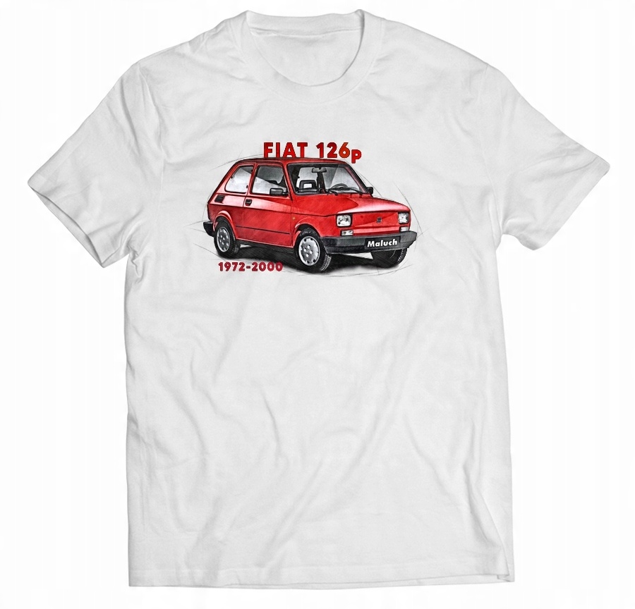 

Koszulka Polskie Samochody Maluch Fiat 126P XL
