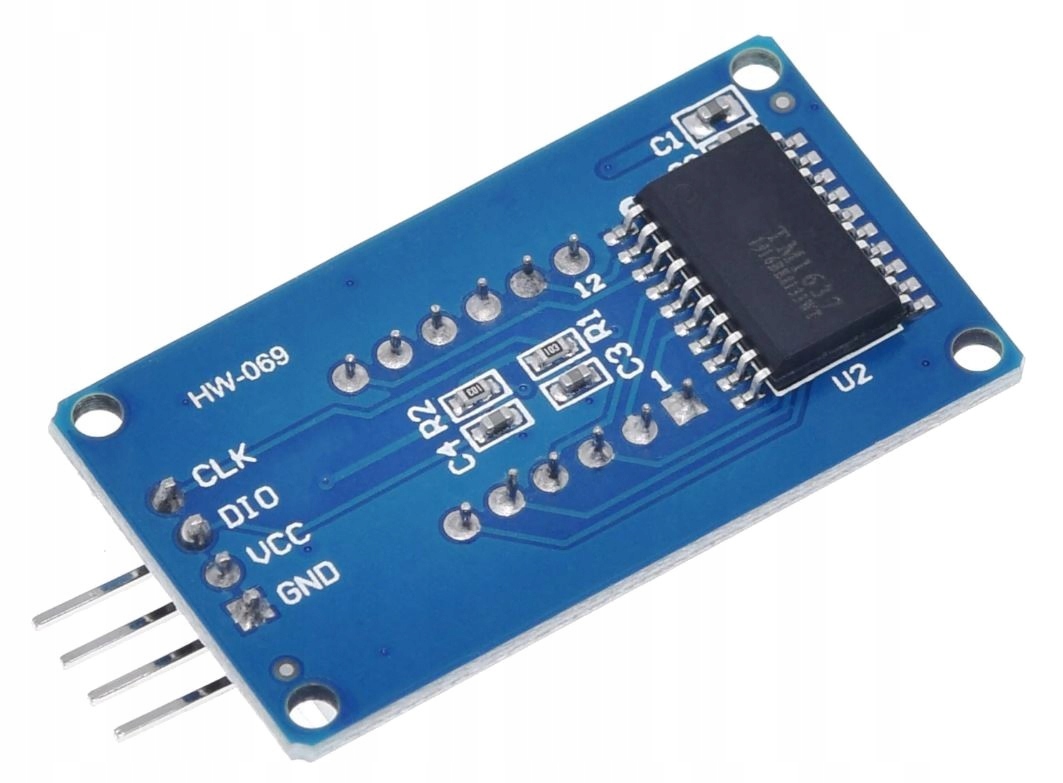 422 Moduł wyświetlacz LED TM1637 Czerwony Arduino Waga produktu z opakowaniem jednostkowym 0.1 kg
