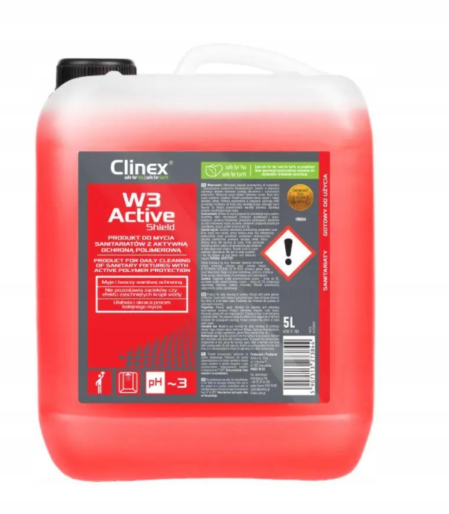 

Clinex W3 Active Shield 5L Łazienka, Prysznic
