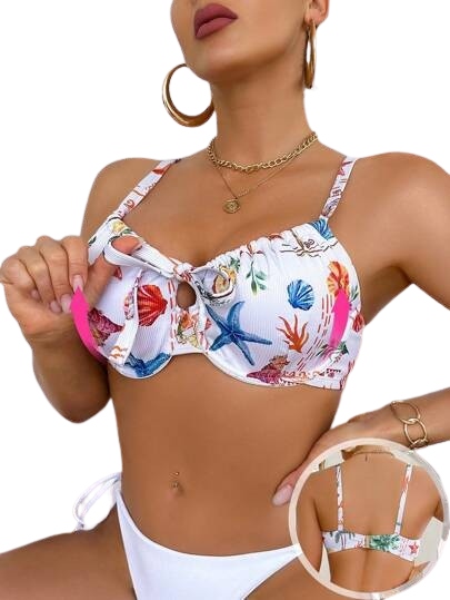 Shein Góra Od Stroju Kąpielowego Dwuczęściowego 36DD 1KF