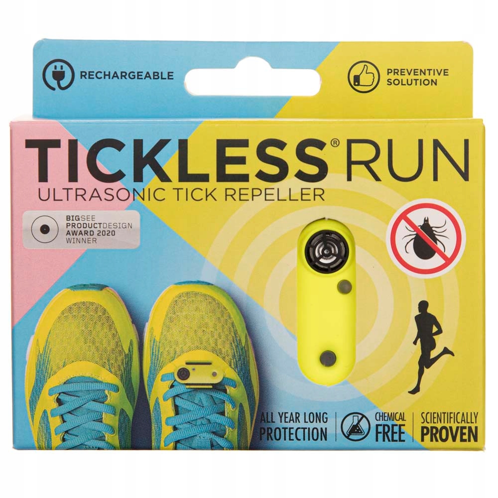 

Tickless Run Uv Yellow odstraszacz kleszczy