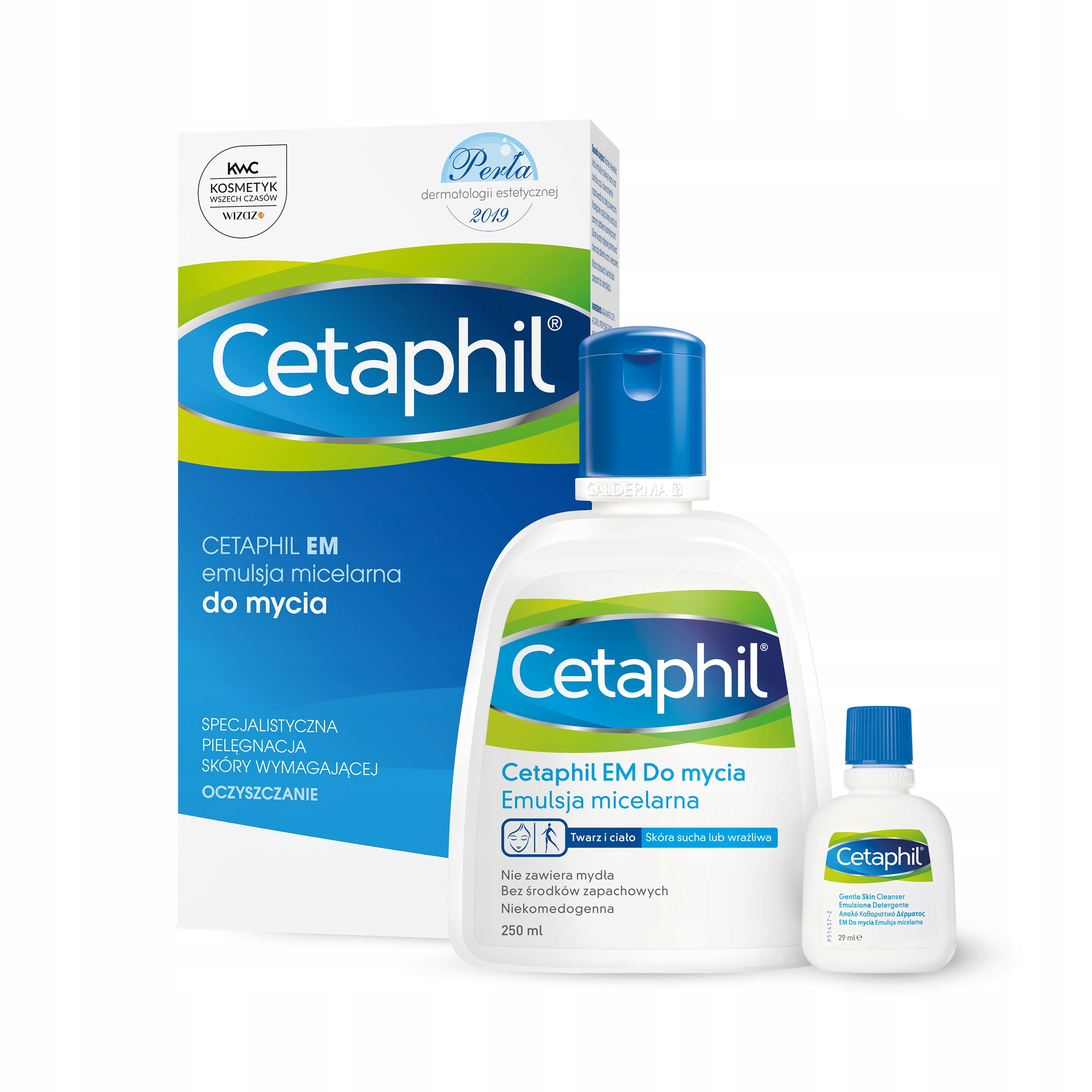 

Cetaphil Em Emulsja 250 ml i mini produkt Em 29 ml