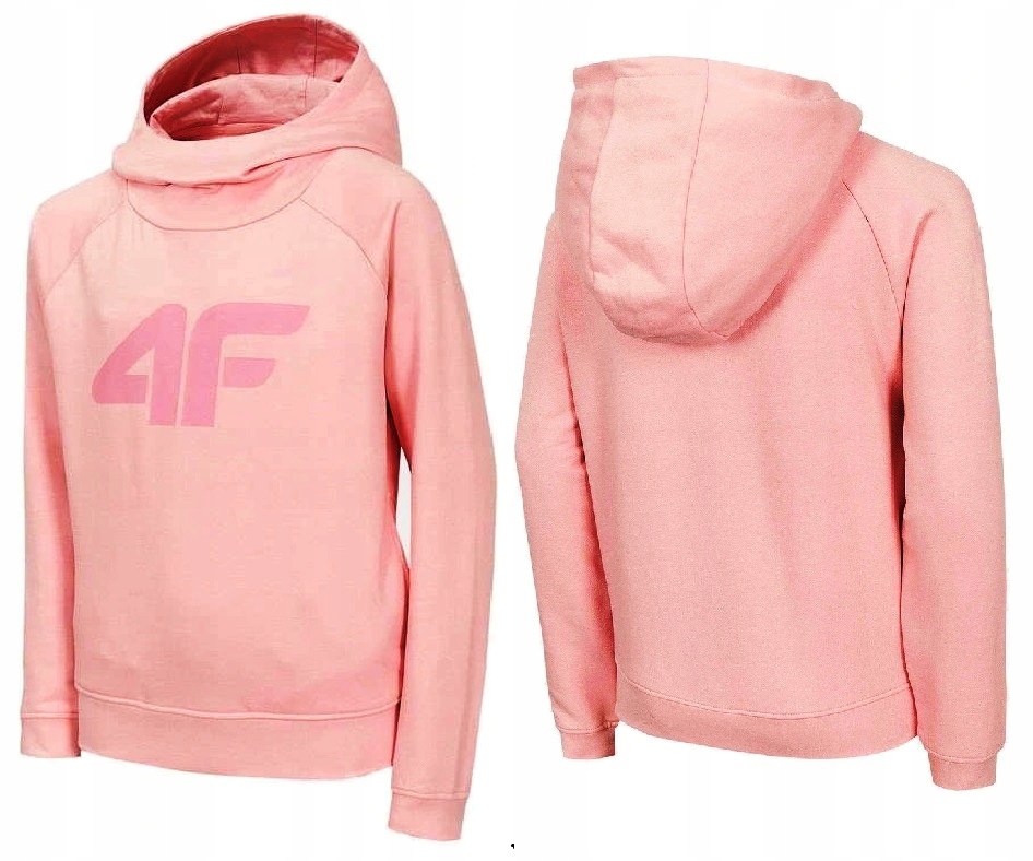 

4F Bluza Dziewczęca Junior Kaptur JBLD001A Róż 152