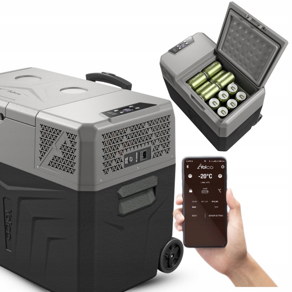 Lodówka Kompresorowa Samochodowa Yolco BCX40 39L Kamping Kamper Działka