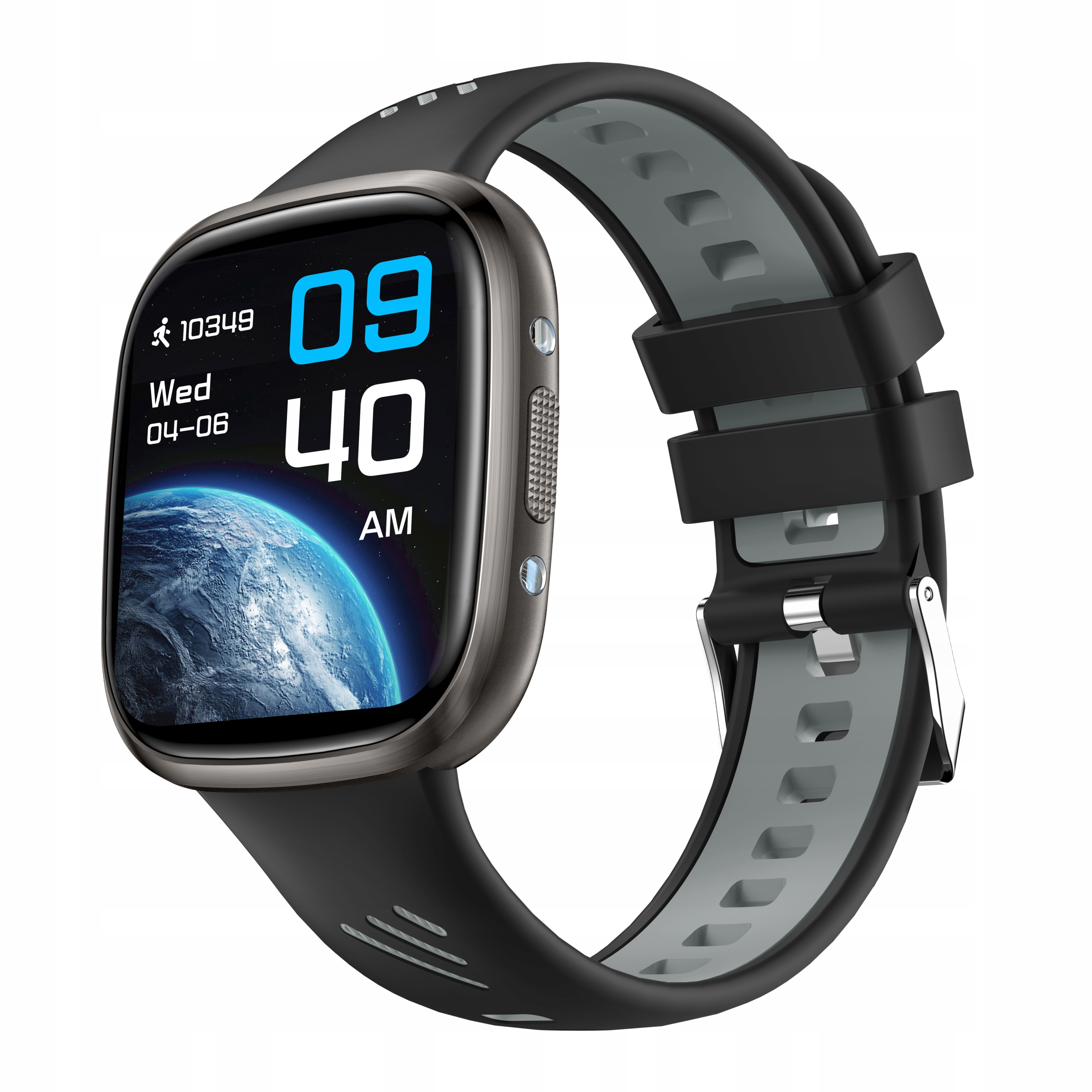 Smartwatch/Sports Watch HT31– 1.72” IP68, latarka, sport & zdrowie Czarny