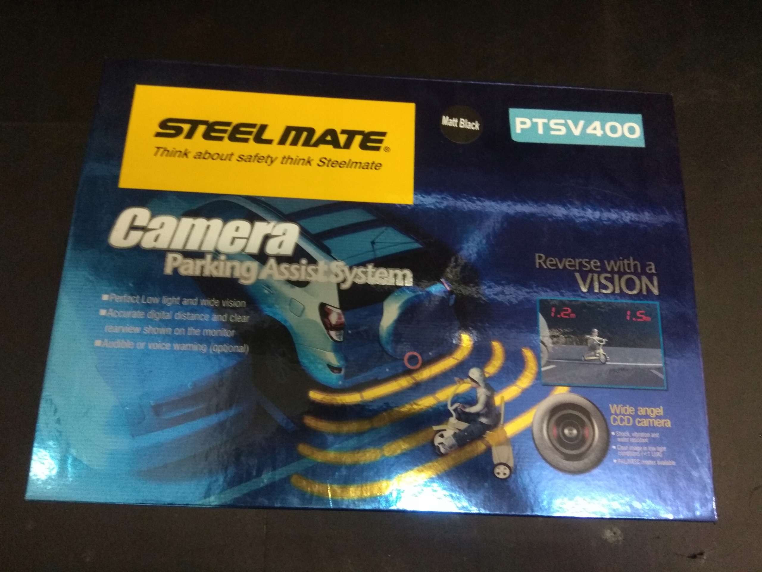 Датчик паркування STEELMATE pts400w1-COM ззаду