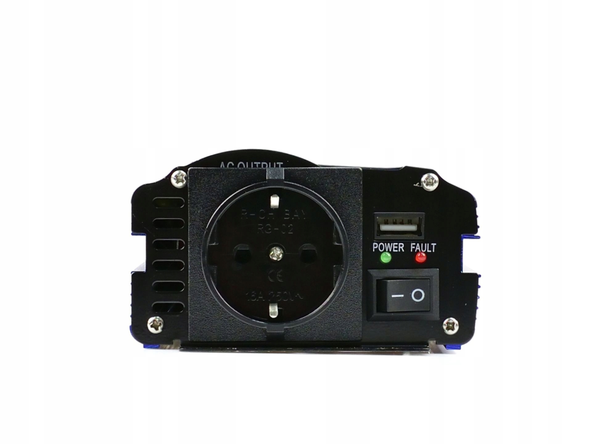 SAMOCHODOWA PRZETWORNICA NAPIĘCIA 12V NA230V 300/600W USB GEKO CZYSTY SINUS Marka Geko