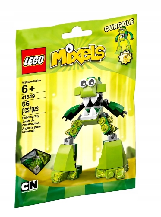 Lego Mixels Gurggle Série 6 Unikátní 2015 rok Nové 41549